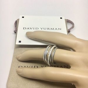 David Yurman Crossover Ring Size 5
